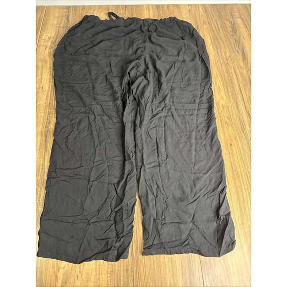 New Look Womens Pants Size 3X Black Loose Fit Wide Leg - Picture 13 of 13